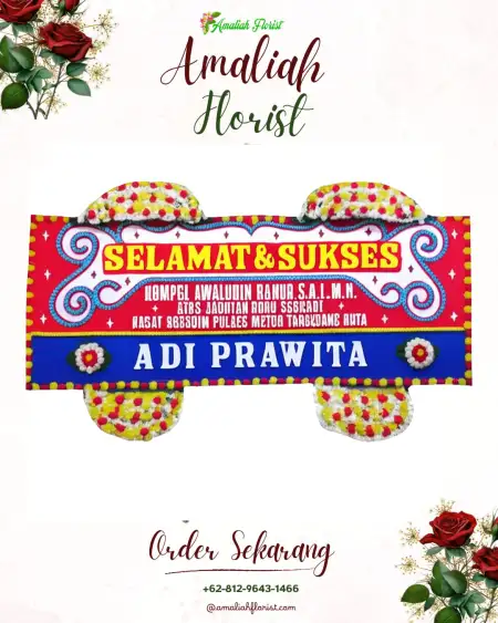 Papan Bunga Ucapan Selamat Walikukun