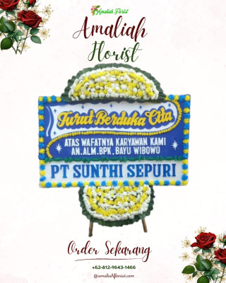 Papan Bunga Duka di Walikukun